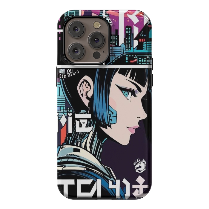 iPhone 14 Pro max StrongFit Manga Japan Girl by LM2Kone