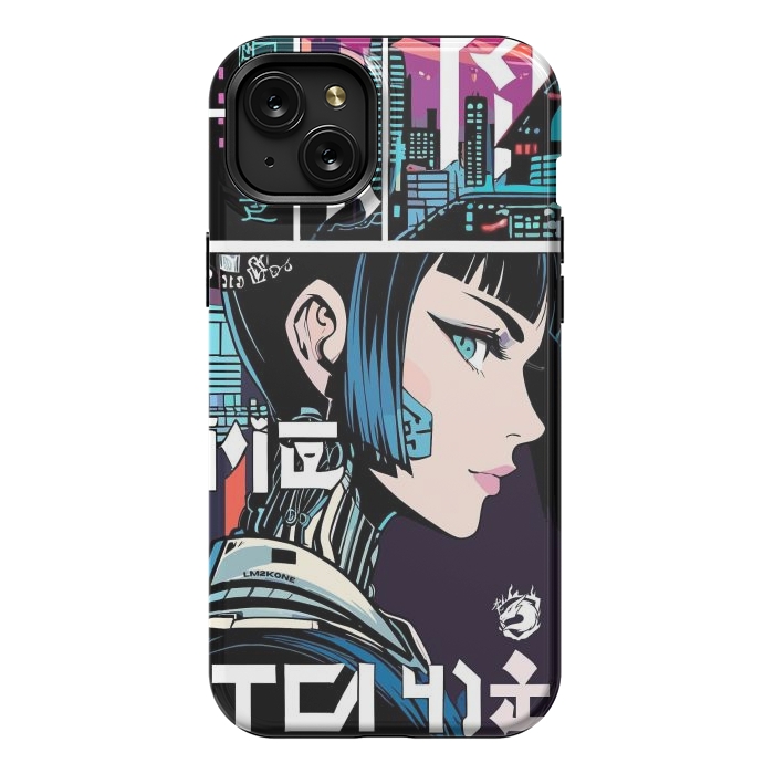 iPhone 15 Plus StrongFit Manga Japan Girl by LM2Kone