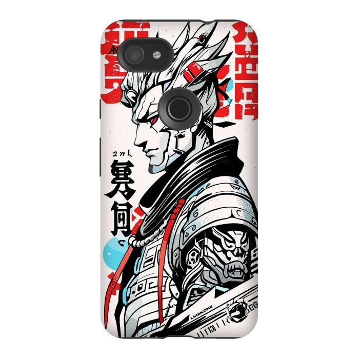 Pixel 3AXL StrongFit Warrior Japan Kanji by LM2Kone