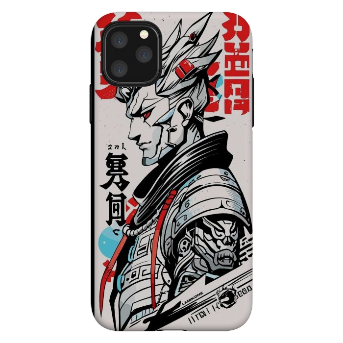 iPhone 11 Pro Max StrongFit Warrior Japan Kanji by LM2Kone