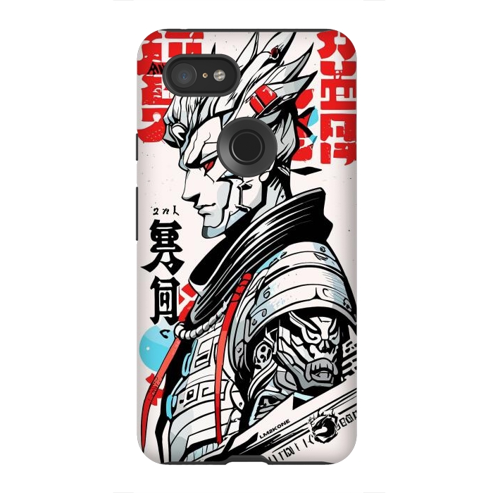 Pixel 3XL StrongFit Warrior Japan Kanji by LM2Kone