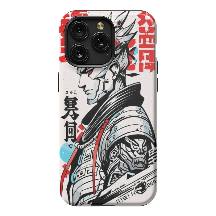 iPhone 15 Pro Max StrongFit Warrior Japan Kanji by LM2Kone