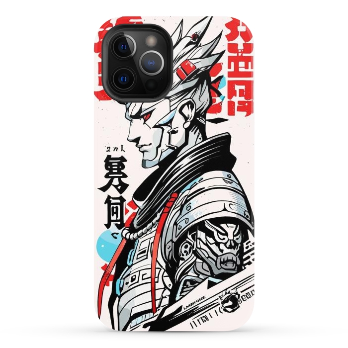 iPhone 12 Pro Max StrongFit Warrior Japan Kanji by LM2Kone