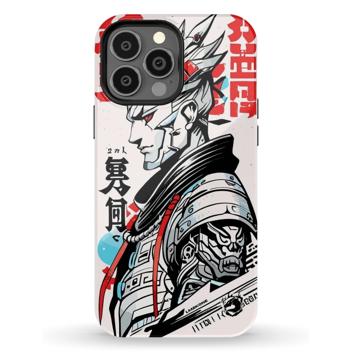 iPhone 13 Pro Max StrongFit Warrior Japan Kanji by LM2Kone