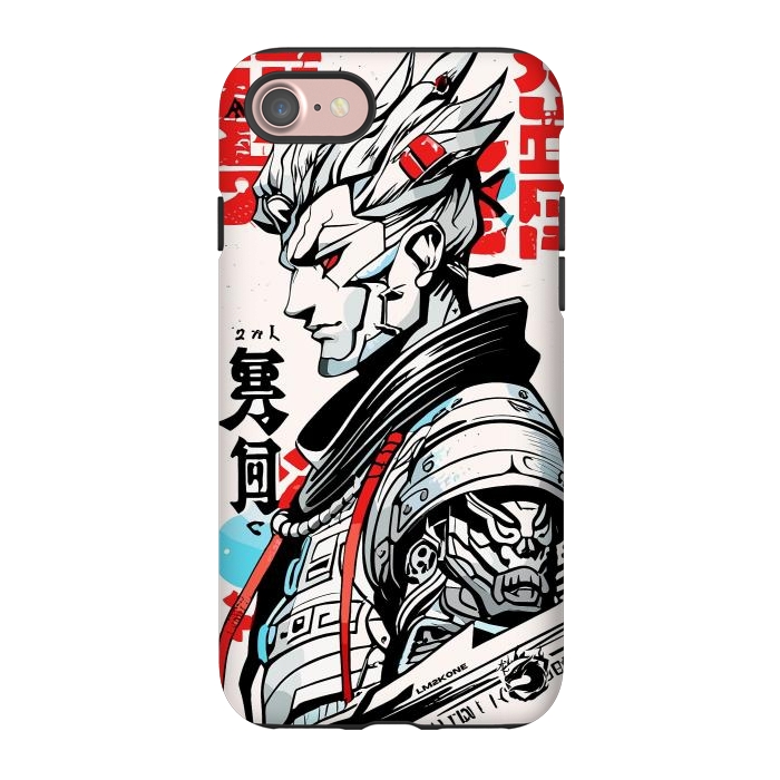 iPhone 7 StrongFit Warrior Japan Kanji by LM2Kone