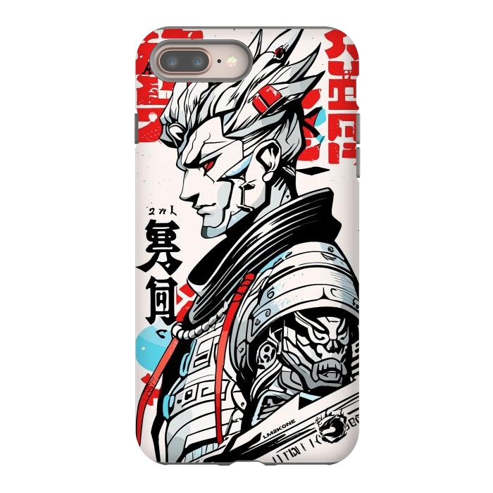 iPhone 7 plus StrongFit Warrior Japan Kanji by LM2Kone