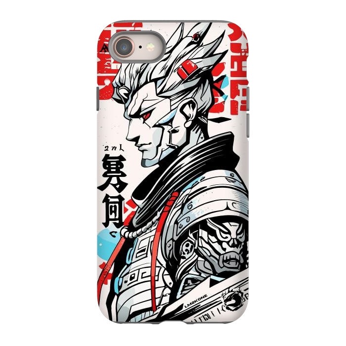 iPhone 8 StrongFit Warrior Japan Kanji by LM2Kone