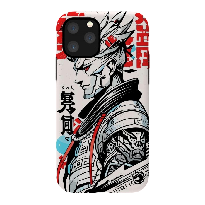 iPhone 11 Pro StrongFit Warrior Japan Kanji by LM2Kone