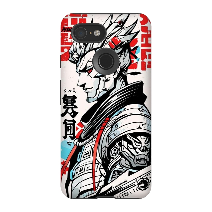 Pixel 3 StrongFit Warrior Japan Kanji by LM2Kone