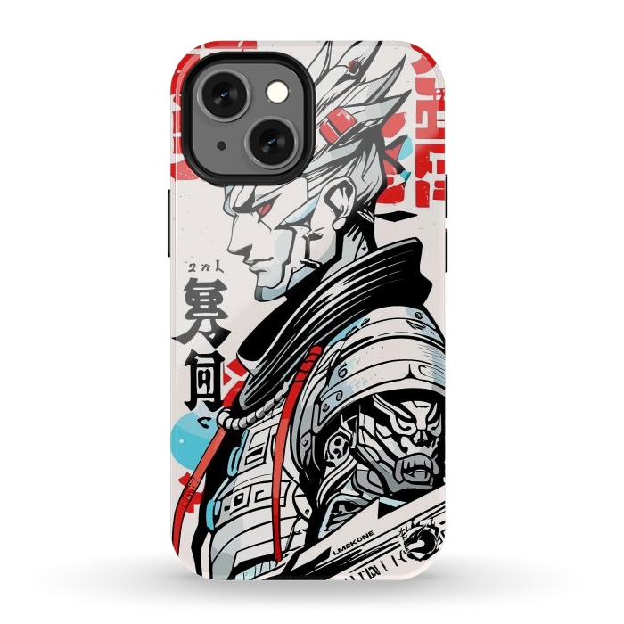 iPhone 12 mini StrongFit Warrior Japan Kanji by LM2Kone