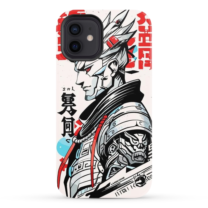 iPhone 12 StrongFit Warrior Japan Kanji by LM2Kone