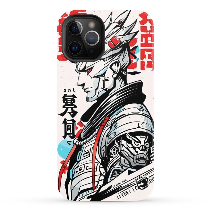 iPhone 12 Pro StrongFit Warrior Japan Kanji by LM2Kone