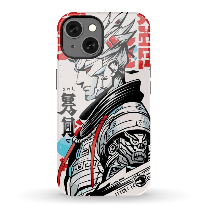 iPhone 13 StrongFit Warrior Japan Kanji by LM2Kone