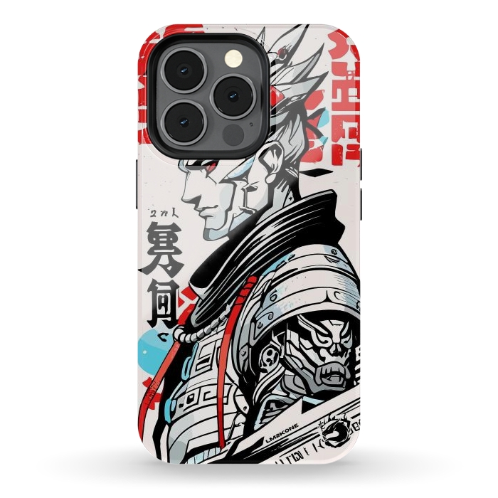 iPhone 13 pro StrongFit Warrior Japan Kanji by LM2Kone