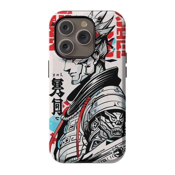 iPhone 14 Pro StrongFit Warrior Japan Kanji by LM2Kone