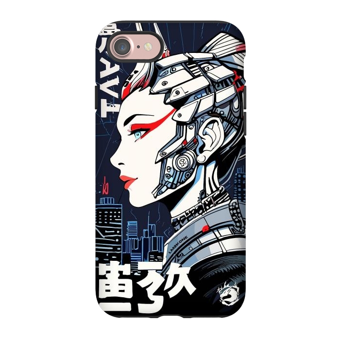 iPhone 7 StrongFit Cyborg Japan Girl by LM2Kone