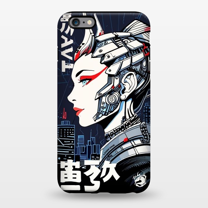 iPhone 6/6s plus StrongFit Cyborg Japan Girl by LM2Kone