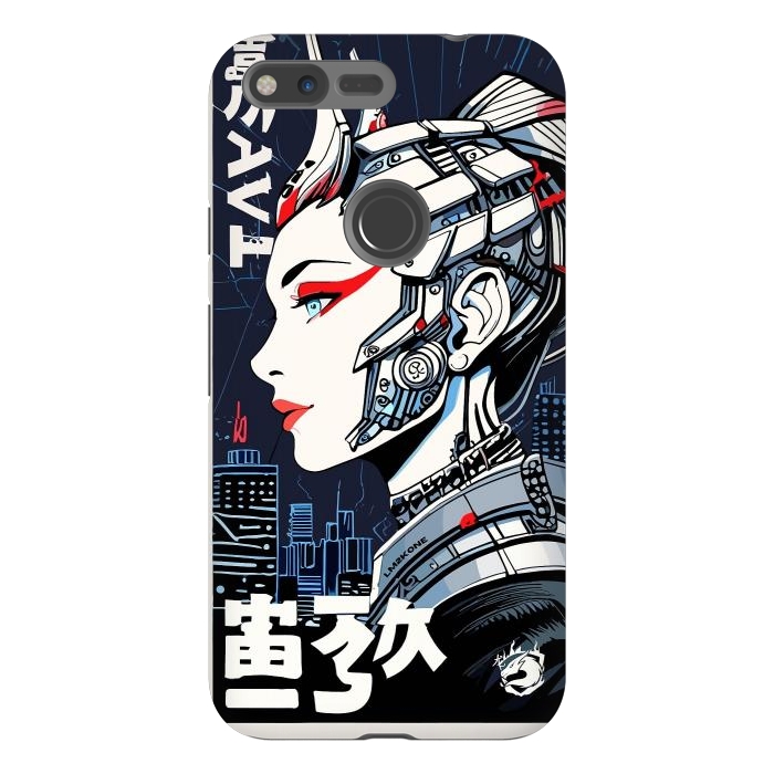 Pixel XL StrongFit Cyborg Japan Girl by LM2Kone