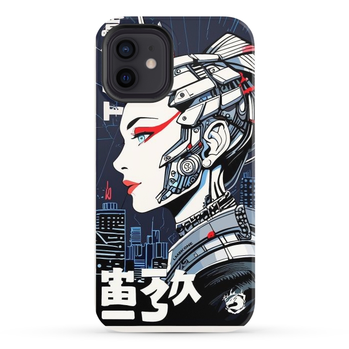 iPhone 12 StrongFit Cyborg Japan Girl by LM2Kone