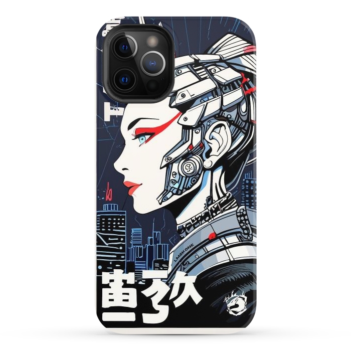 iPhone 12 Pro StrongFit Cyborg Japan Girl by LM2Kone