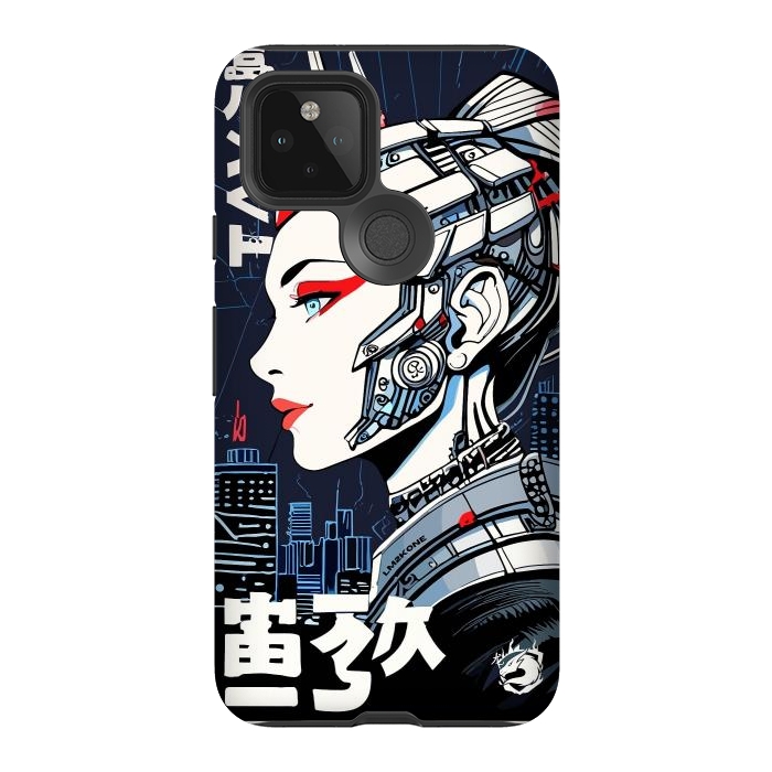 Pixel 5 StrongFit Cyborg Japan Girl by LM2Kone