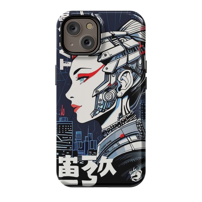 iPhone 14 StrongFit Cyborg Japan Girl by LM2Kone