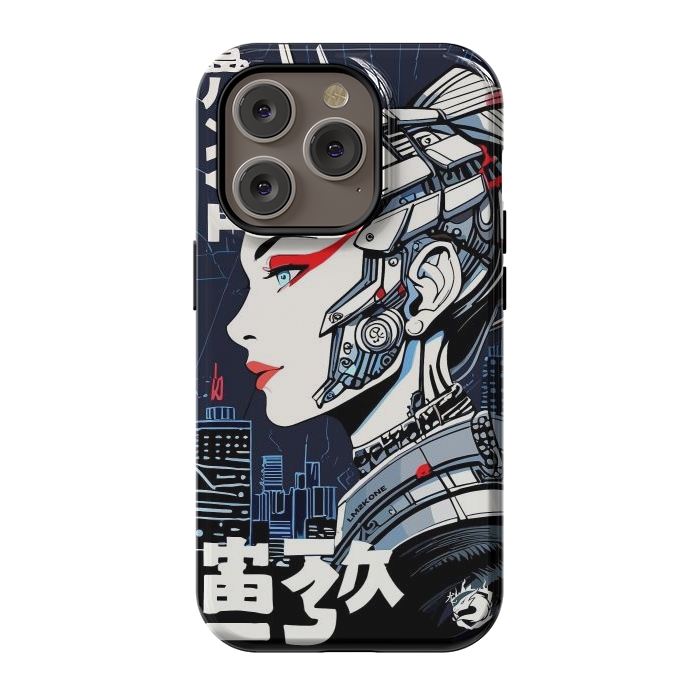 iPhone 14 Pro StrongFit Cyborg Japan Girl by LM2Kone