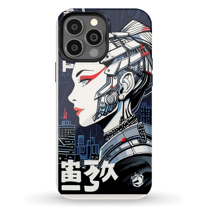 iPhone 13 Pro Max StrongFit Cyborg Japan Girl by LM2Kone