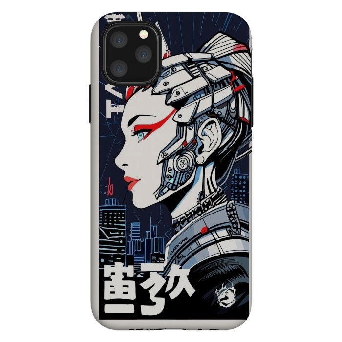 iPhone 11 Pro Max StrongFit Cyborg Japan Girl by LM2Kone