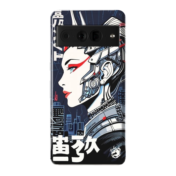 Pixel 7 Pro StrongFit Cyborg Japan Girl by LM2Kone