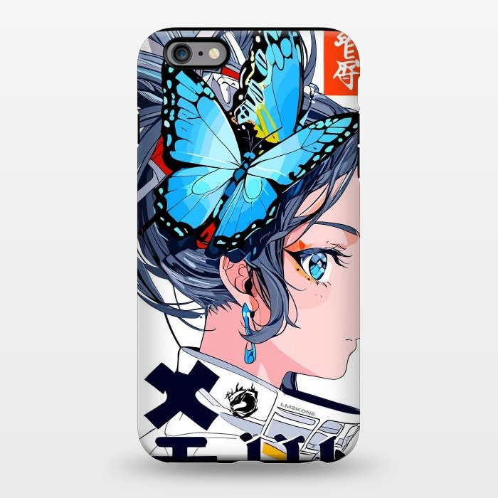 iPhone 6/6s plus StrongFit Japan Butterflies Girl by LM2Kone