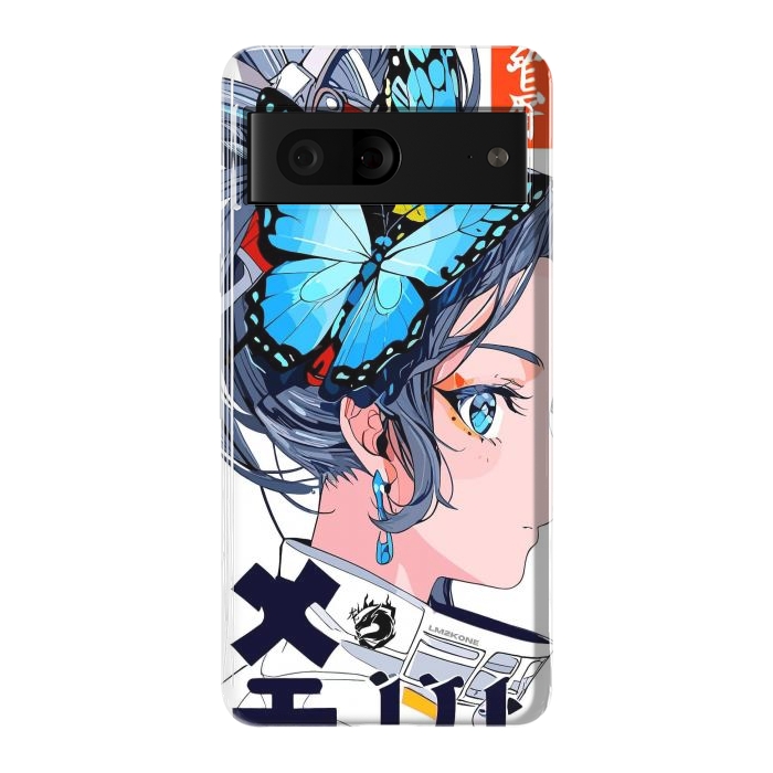 Pixel 7 StrongFit Japan Butterflies Girl by LM2Kone