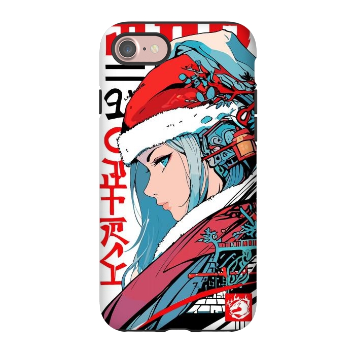 iPhone 7 StrongFit Japan Christmas Girl by LM2Kone