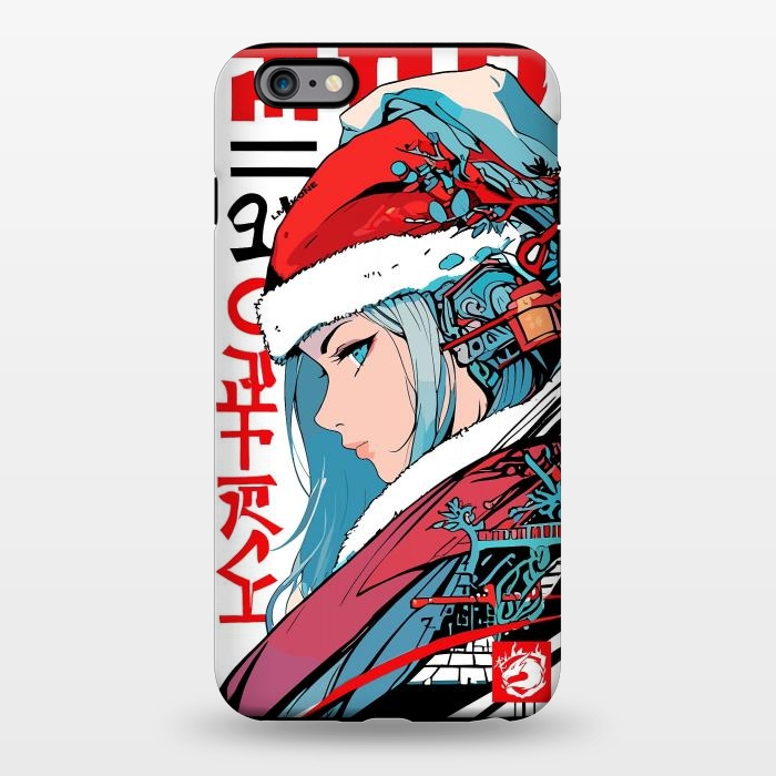 iPhone 6/6s plus StrongFit Japan Christmas Girl by LM2Kone