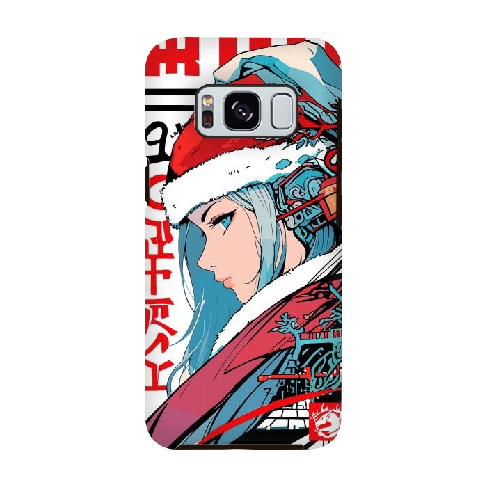 Galaxy S8 StrongFit Japan Christmas Girl by LM2Kone