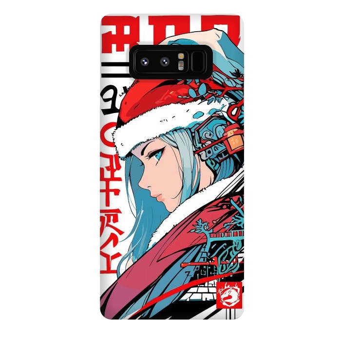 Galaxy Note 8 StrongFit Japan Christmas Girl by LM2Kone