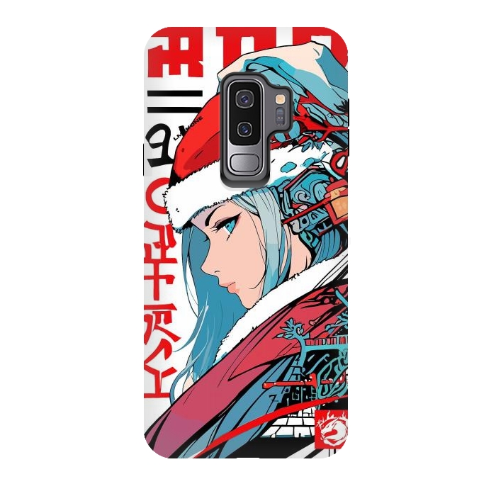 Galaxy S9 plus StrongFit Japan Christmas Girl by LM2Kone