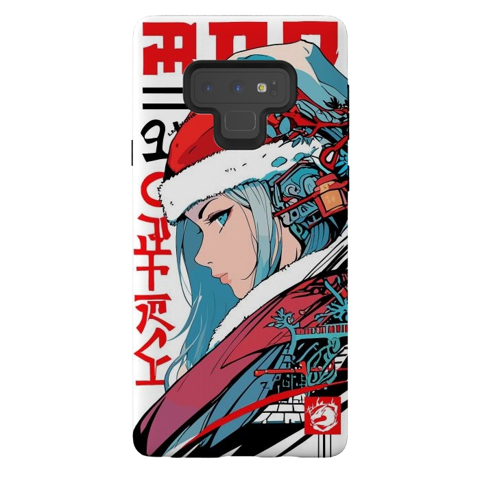 Galaxy Note 9 StrongFit Japan Christmas Girl by LM2Kone