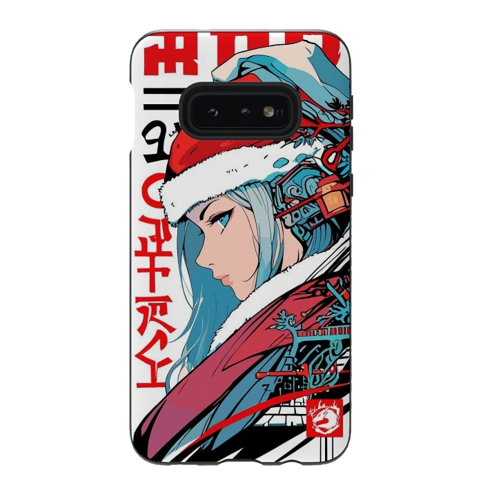 Galaxy S10e StrongFit Japan Christmas Girl by LM2Kone