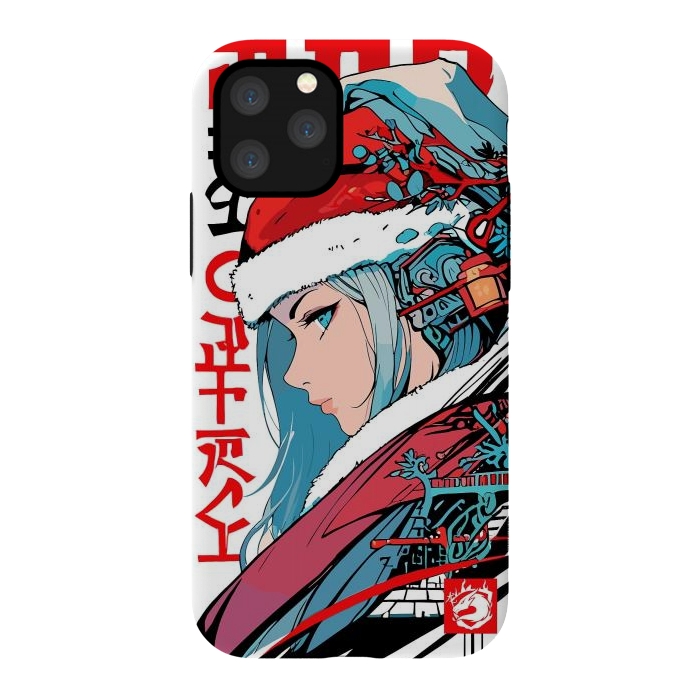 iPhone 11 Pro StrongFit Japan Christmas Girl by LM2Kone