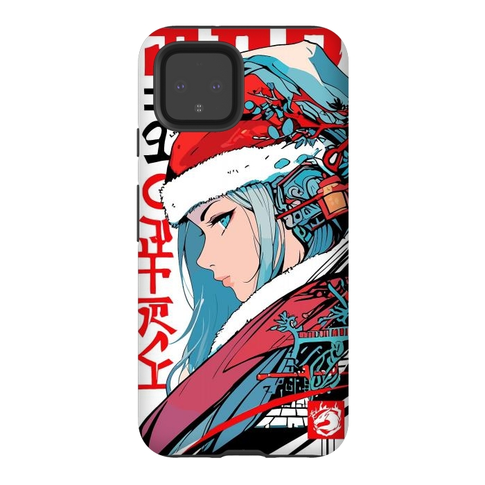 Pixel 4 StrongFit Japan Christmas Girl by LM2Kone