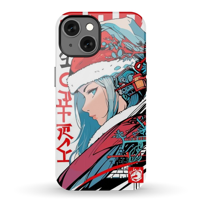 iPhone 13 StrongFit Japan Christmas Girl by LM2Kone