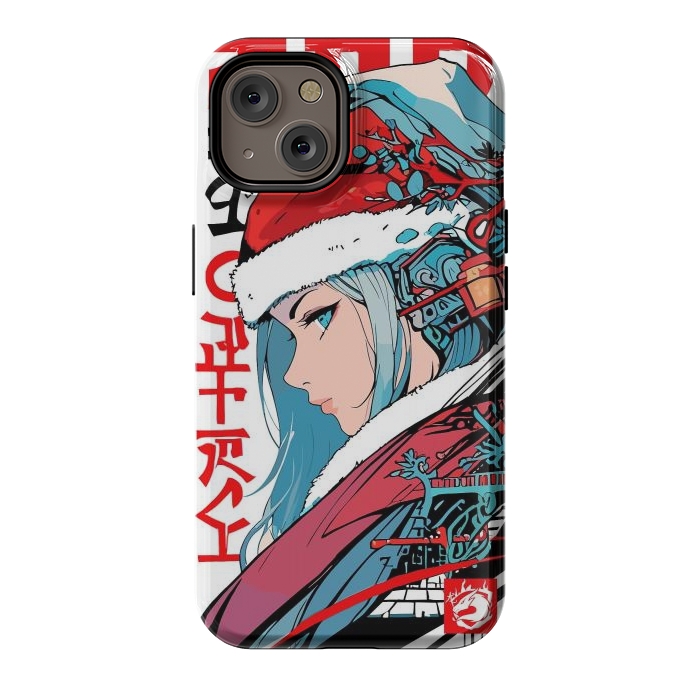 iPhone 14 StrongFit Japan Christmas Girl by LM2Kone