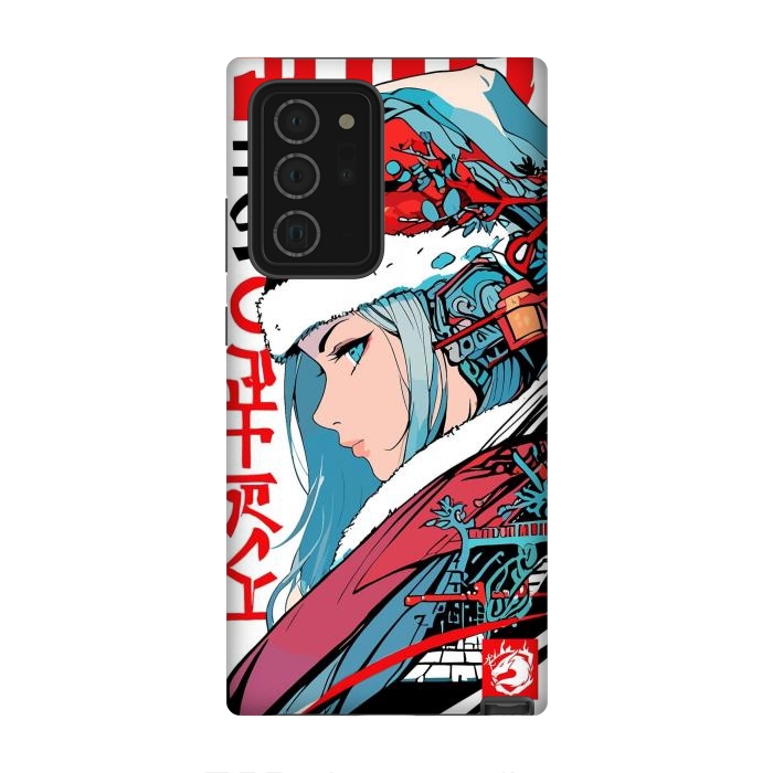 Galaxy Note 20 Ultra StrongFit Japan Christmas Girl by LM2Kone