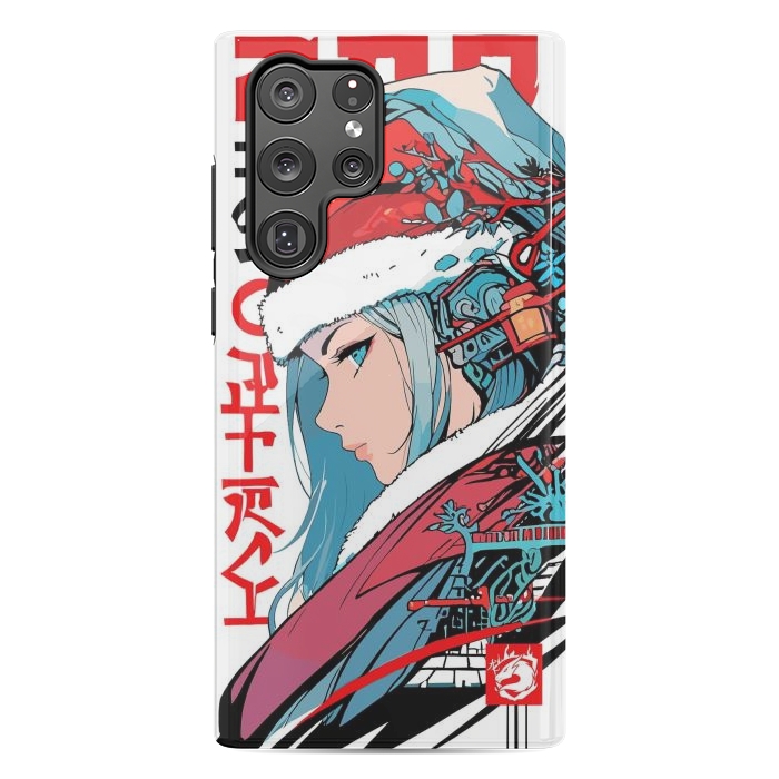 Galaxy S22 Ultra StrongFit Japan Christmas Girl by LM2Kone