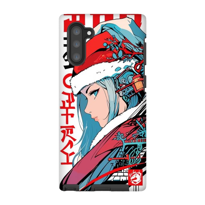 Galaxy Note 10 StrongFit Japan Christmas Girl by LM2Kone