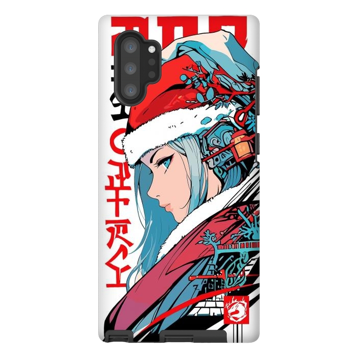 Galaxy Note 10 plus StrongFit Japan Christmas Girl by LM2Kone