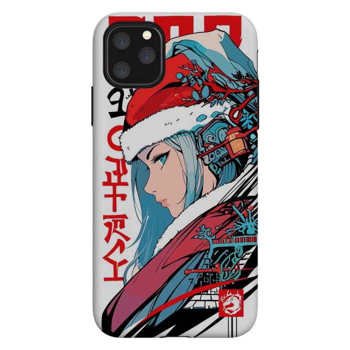 iPhone 11 Pro Max StrongFit Japan Christmas Girl by LM2Kone