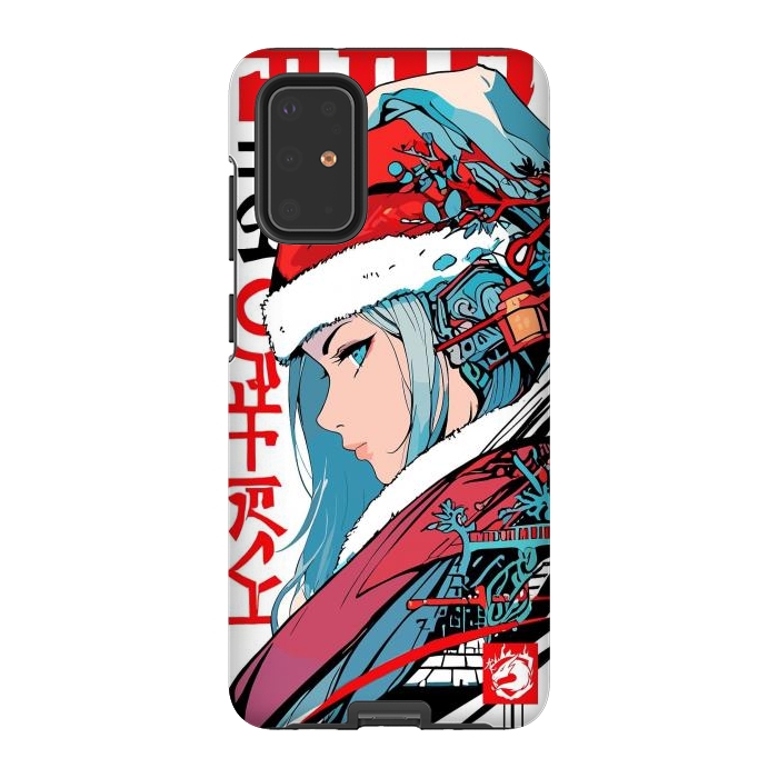 Galaxy S20 Plus StrongFit Japan Christmas Girl by LM2Kone