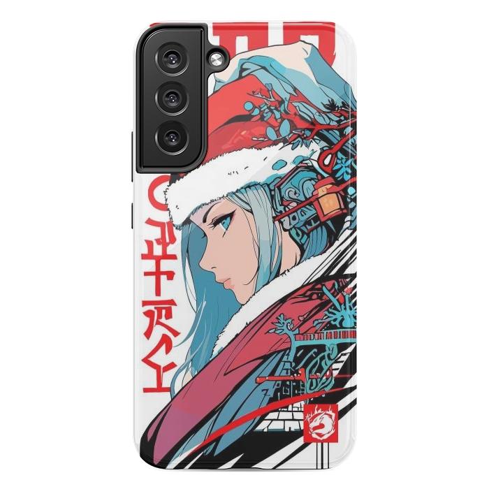 Galaxy S22 plus StrongFit Japan Christmas Girl by LM2Kone